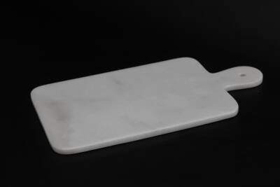 Beyaz Mermer Kesme Tahtası - Büyük 20cm*38cm - 1